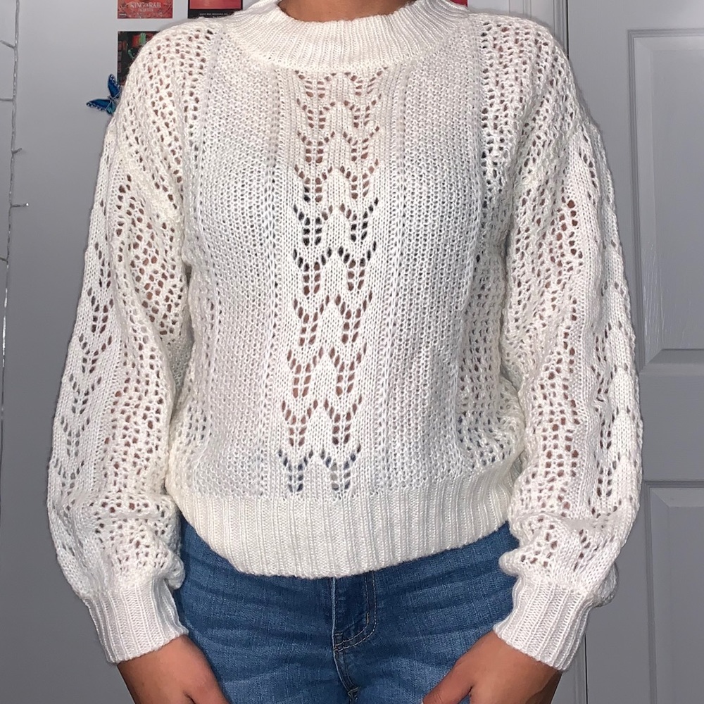 White sweater